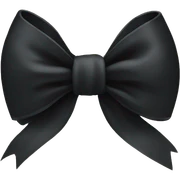 black bow sticker