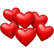 Hearts sticker
