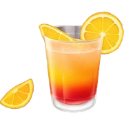 Tequila Sunrise cocktail  sticker