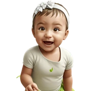 realistic portrait of a girl sticker