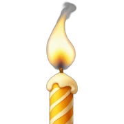 large-birthday-candle-smoke sticker