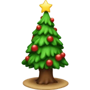 santa tree sticker