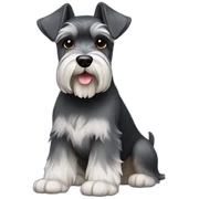 miniature schnauzer big sticker