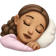 Ariana Grande sleeping sticker