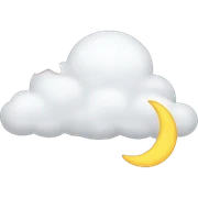 cloud + stars + moon sticker