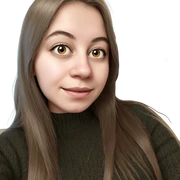 smiling girl in sweater sticker