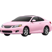light pink car sticker