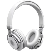 white headphones  sticker