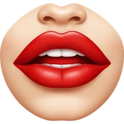 female lips sticker