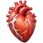 real heart sticker