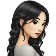 Beautiful girl,Black hair,long hair,Black eyes,Chinese sticker