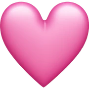 Pink heart sticker