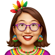 Joyful Reveler sticker