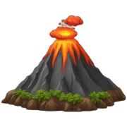 volcano sticker