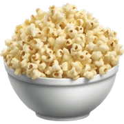 Bowl of popcorn sticker