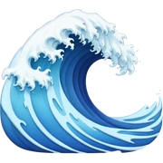 Wave sticker