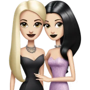 Palm Beach Breeze Barbie Morticia Addams sticker