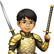 Golden Samurai sticker