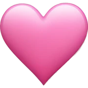 Pink heart sticker