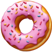 Donut sucré au sucre sticker