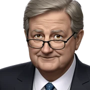 formal portrait of an old man sticker