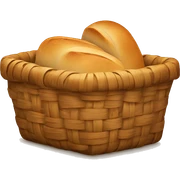 Cute Bread basket sticker