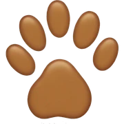 Cat paw sticker