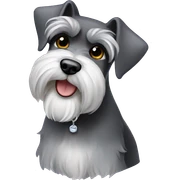 Miniature schnauzer   sticker
