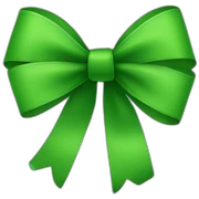 green bow sticker
