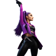 widowmaker in purple attire sticker