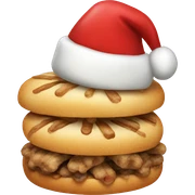 Christmas food sticker