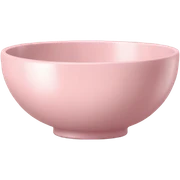Pastel pink bowl sticker