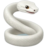 White Snake sticker