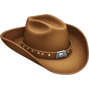 Cowboy hat sticker
