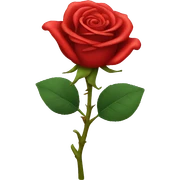 red rose sticker