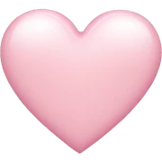 Light pink heart sticker