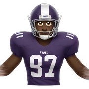 football player sticker