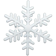 snowflake sticker