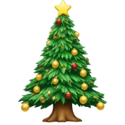 christmas tree sticker