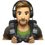 Gamer sticker