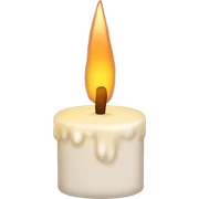 christmas candle sticker