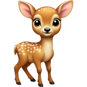 Baby deer sticker