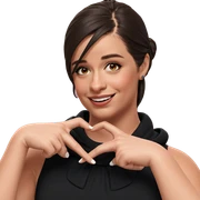 heartfelt smile of a girl sticker