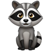 Raccoon sticker
