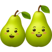 Pear sticker