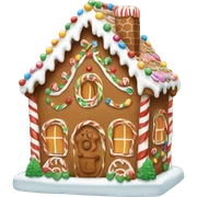 Gingerbread house sticker