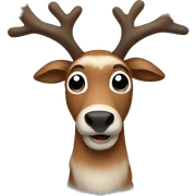 Reindeer sticker