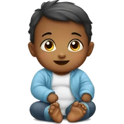 A baby  sticker