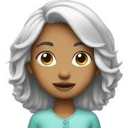 Girl whit tunice sticker