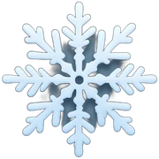 snow flake sticker